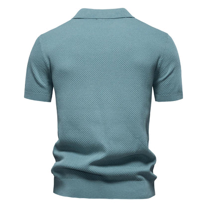 Victus Gebreid Poloshirt