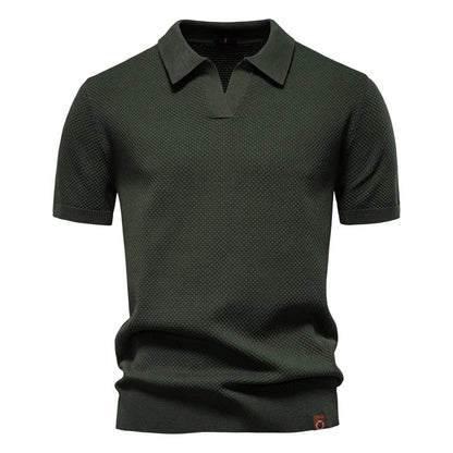 Victus Gebreid Poloshirt
