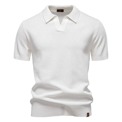 Victus Gebreid Poloshirt