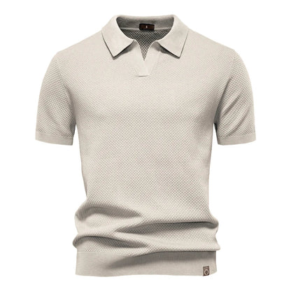 Victus Gebreid Poloshirt